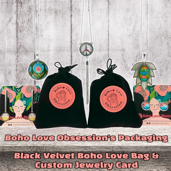 Mosaic Mandala Big Round Necklace - Picture 6 of 6